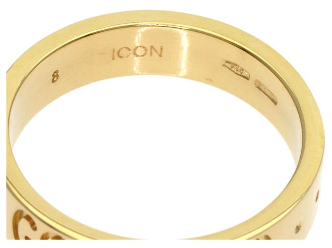 Anello Gucci Icon #8 in oro giallo 18K - vista 5