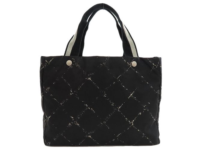 Borsa Tote Chanel Travel Line Nero - vista 2