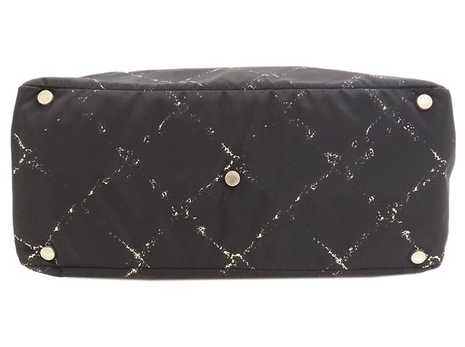 Borsa Tote Chanel Travel Line Nero - vista 4