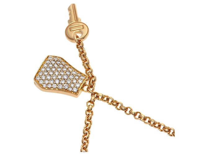 Hermès Bracciale Hermes Kelly Clochette PM Diamond - vista 3