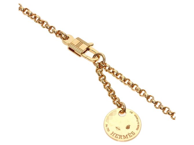 Hermès Bracciale Hermes Kelly Clochette PM Diamond - vista 4