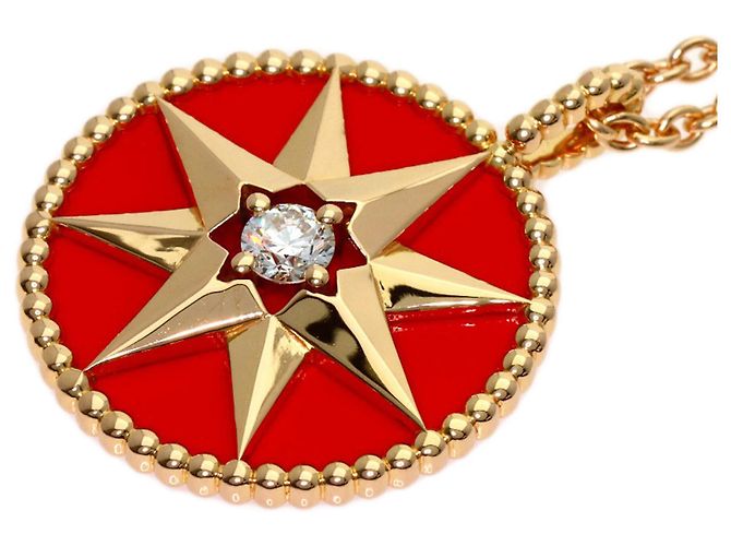Collana Christian Dior Dior Rose des Vents Medium con Diamanti - vista 6