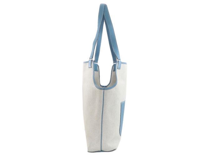 Hermès Borsa Tote Hermes Jardinier PM Blu chiaro - vista 3