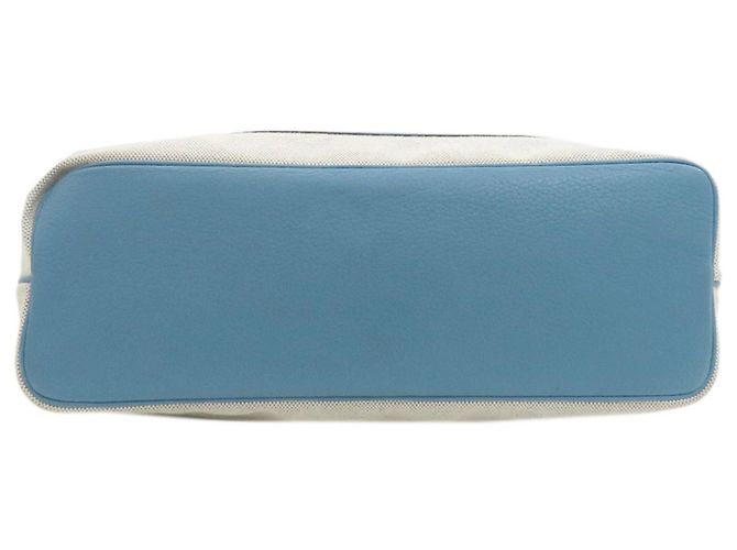 Hermès Borsa Tote Hermes Jardinier PM Blu chiaro - vista 4