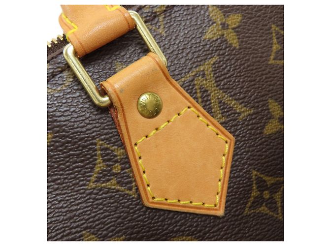 Speedy Borsa Boston Louis Vuitton Monogram Canvas Monogramma - vista 13