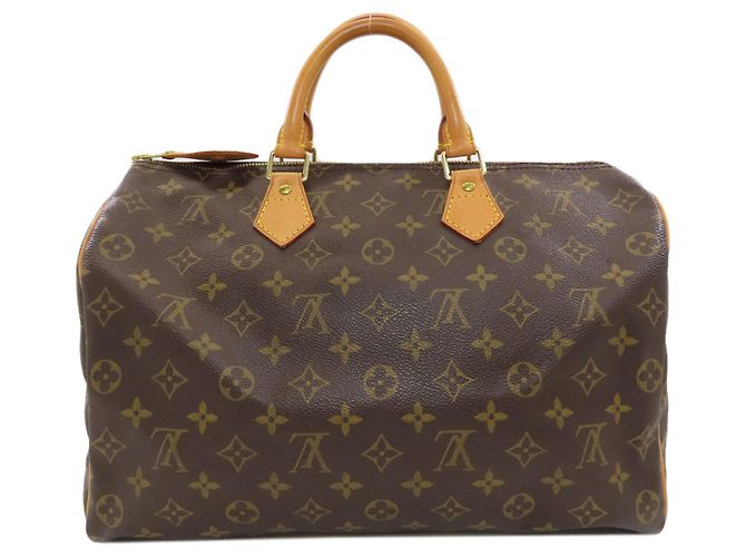 Speedy Borsa Boston Louis Vuitton Monogram Canvas Monogramma - vista 2