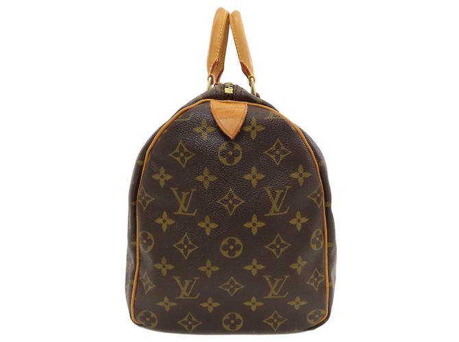 Speedy Borsa Boston Louis Vuitton Monogram Canvas Monogramma - vista 3