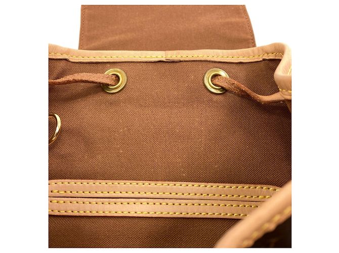 Zaino Louis Vuitton Montsouris MM Monogramma - vista 8