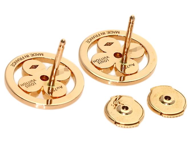 Louis Vuitton Bague Sun Blossom Diamond Earrings in 18K Pink Gold - view 2