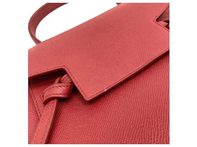 Céline Borsa a mano 2-Way Celine Belt Bag Nano Rosso - vista 8