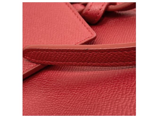 Céline Borsa a mano 2-Way Celine Belt Bag Nano Rosso - vista 9