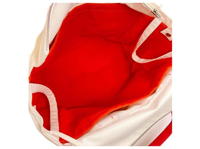 Hermès Adada Wickeltasche Tote Weiß - Ansicht 5