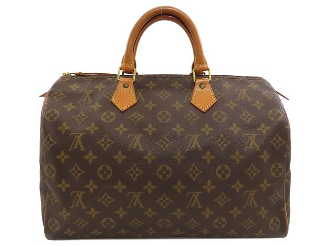 Borsa Boston Louis Vuitton Speedy 35 Monogramma - vista 2