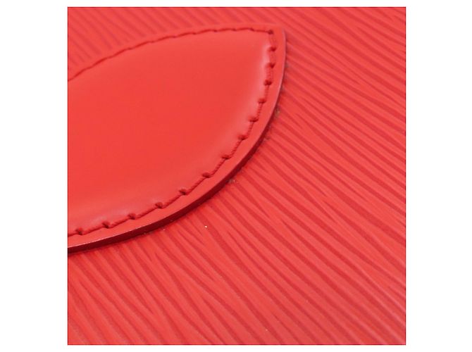 Louis Vuitton M44031 Borsa a tracolla Saint Michel Rosso - vista 12