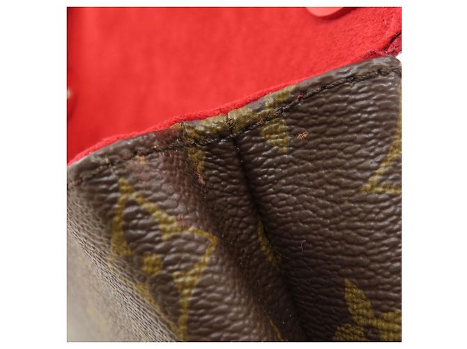 Louis Vuitton M44031 Borsa a tracolla Saint Michel Rosso - vista 13