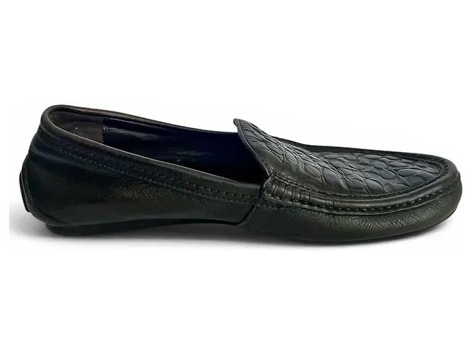 Mocassini in pelle nera Coach Marrone - vista 2