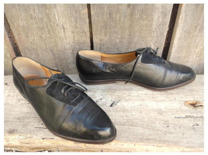 Autre Marque Scarpe basse vintage 1980 Nero - vista 2