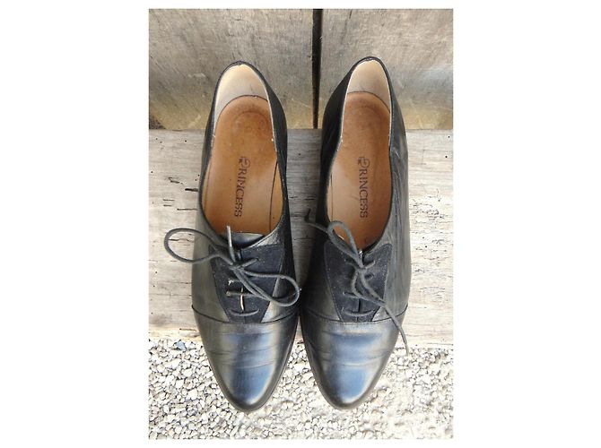 Autre Marque Scarpe basse vintage 1980 Nero - vista 3