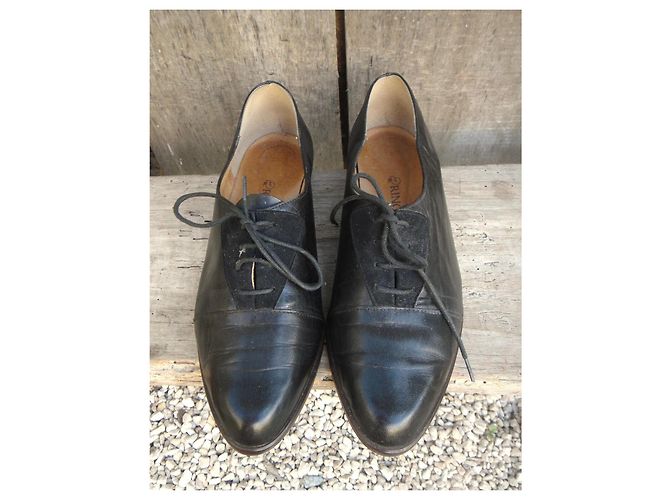 Autre Marque Scarpe basse vintage 1980 Nero - vista 6