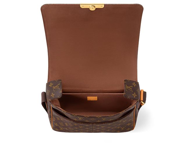 Bolso Louis Vuitton Bastille MM Monogram Castaño Monograma - vista 3