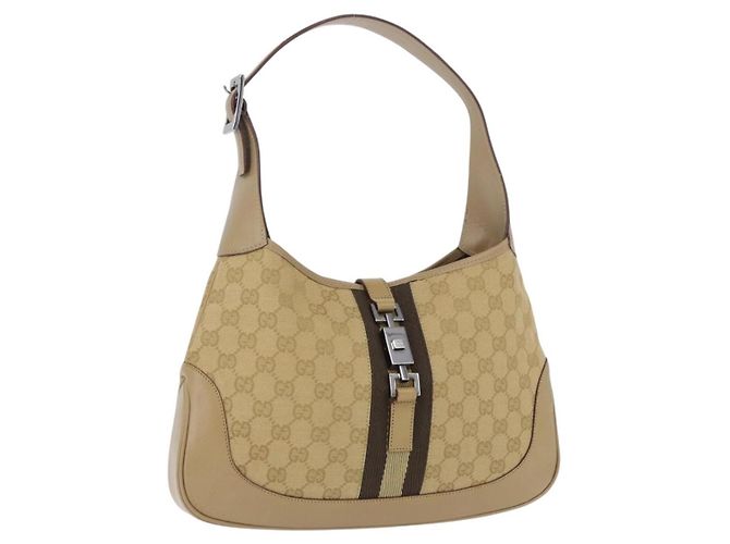 Gucci Jackie Canvas Medium Beige - vista 3