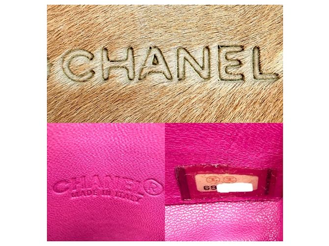 Chanel Mini Pochette Beige in Pelle di Vitello Oro D'oro - vista 5