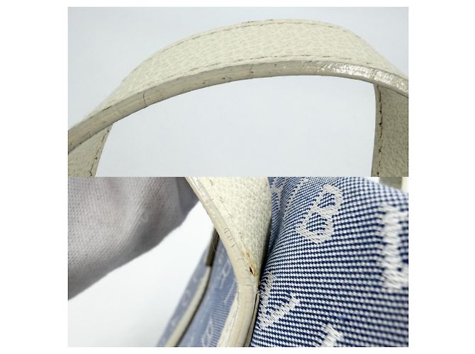 Bulgari Mini borsa tote Bvlgari Logomania Marrone Bianco Blu Verde - vista 7