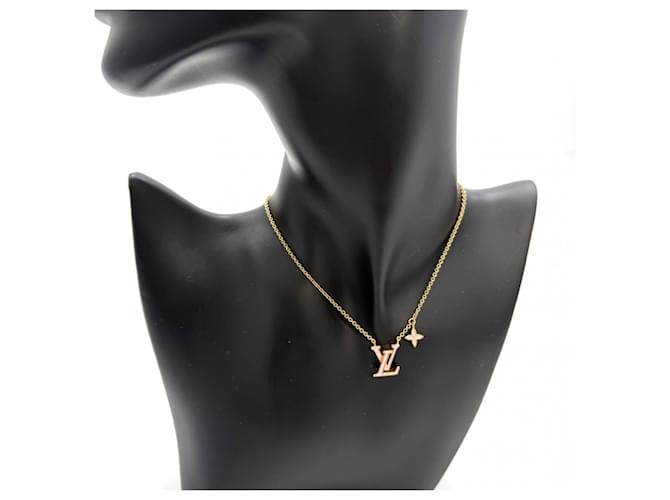 Collana Louis Vuitton Monogram D'oro - vista 3