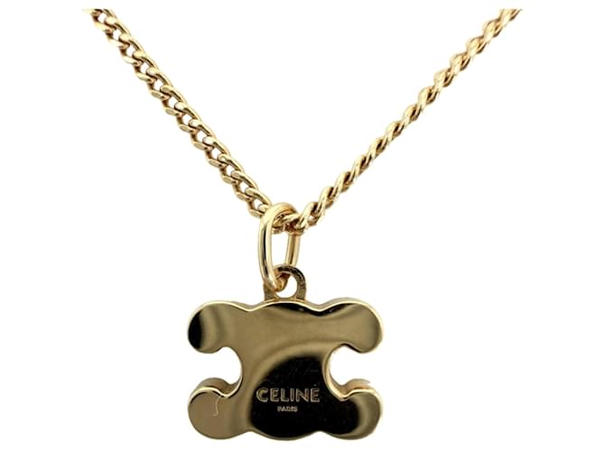 Céline Collana Celine Triomphe Bianco D'oro - vista 2