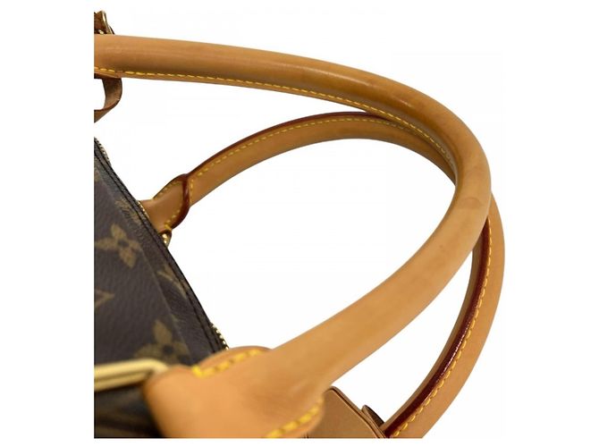 Borsa Boston Louis Vuitton Monogram Marrone Bianco Multicolore Monogramma - vista 11