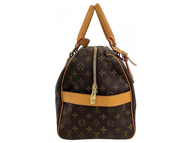 Borsa Boston Louis Vuitton Monogram Marrone Bianco Multicolore Monogramma - vista 3