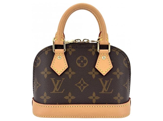 Borsa Louis Vuitton Women's Monogram Nano Alma Marrone Monogramma - vista 2
