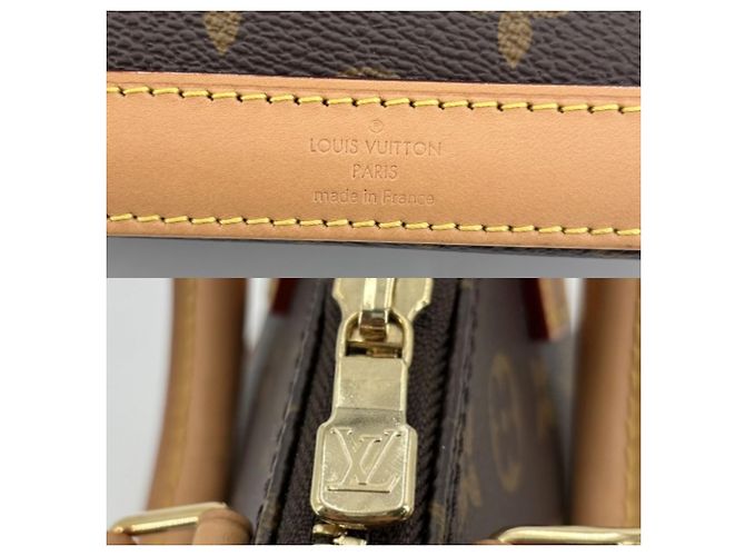 Borsa Louis Vuitton Women's Monogram Nano Alma Marrone Monogramma - vista 5