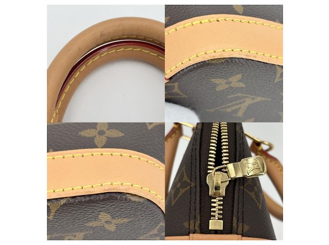 Borsa Louis Vuitton Women's Monogram Nano Alma Marrone Monogramma - vista 6