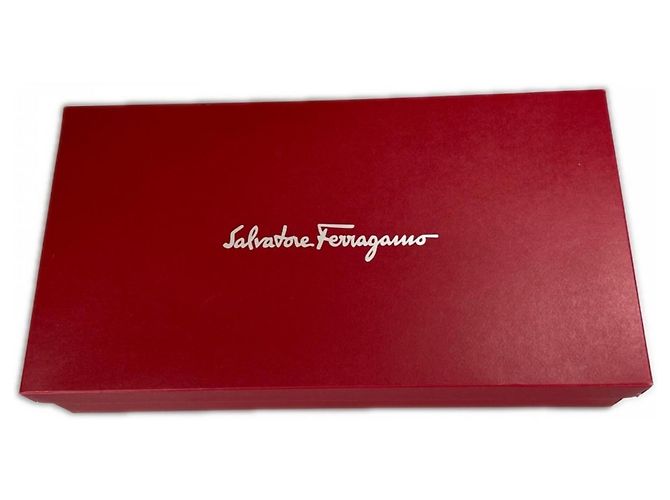 Borsa a tracolla Gancini da uomo Salvatore Ferragamo Nero Bianco - vista 9