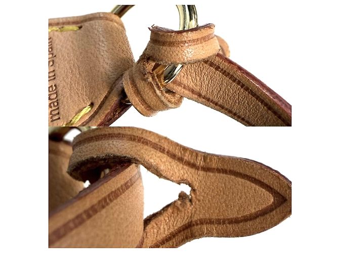 Louis Vuitton Pochette Accessoires Handtasche Braun Weiß Monogramm - Ansicht 7