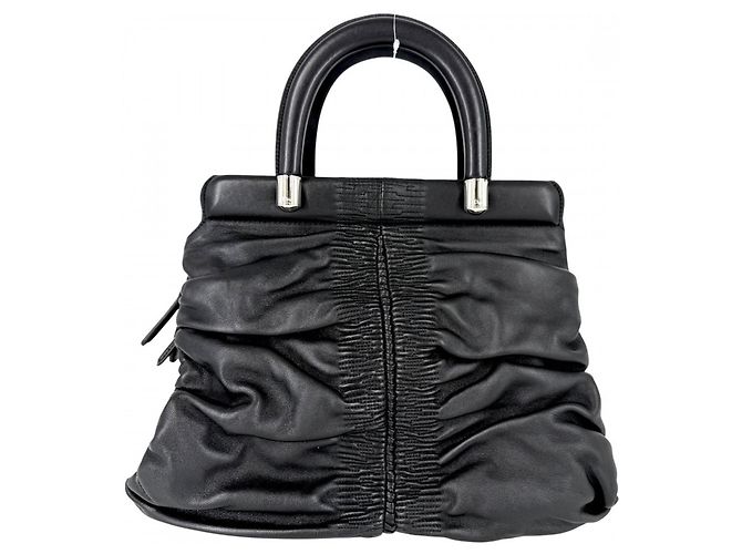 Borsa Christian Dior Karenina Nero Bianco - vista 2