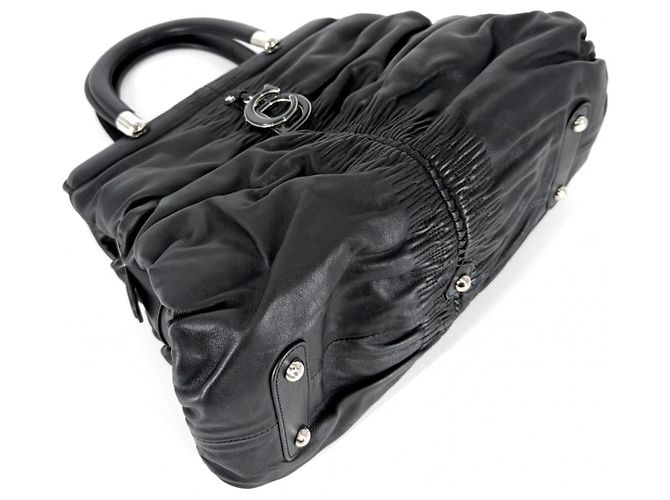 Borsa Christian Dior Karenina Nero Bianco - vista 3