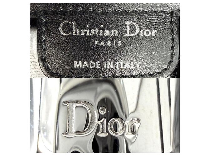 Borsa Christian Dior Karenina Nero Bianco - vista 5