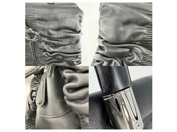 Borsa Christian Dior Karenina Nero Bianco - vista 6