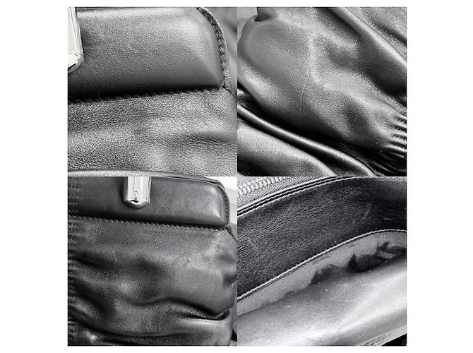 Borsa Christian Dior Karenina Nero Bianco - vista 9