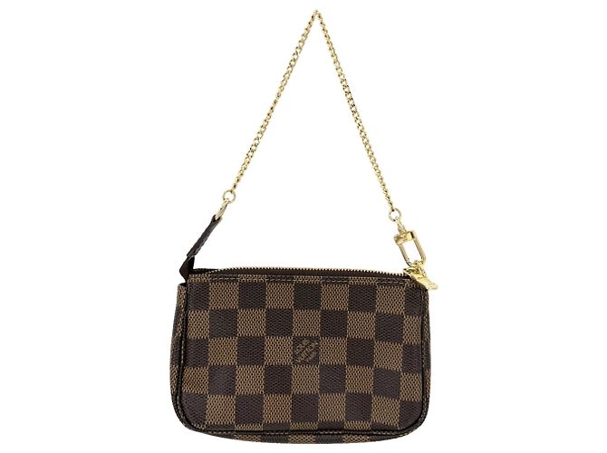 Louis Vuitton Mini Pochette Accessoires Marrone Bianco - vista 2