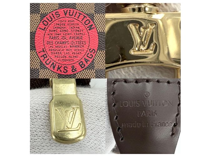 Louis Vuitton Mini Pochette Accessoires Marrone Bianco - vista 5