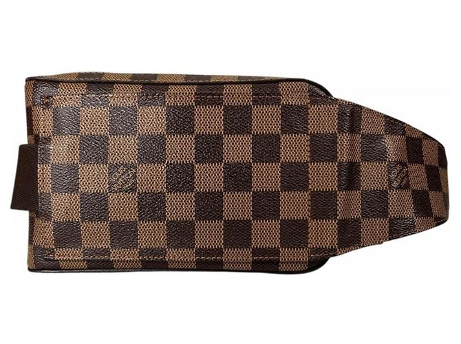 Borsa a tracolla da uomo Louis Vuitton Marrone Bianco - vista 2