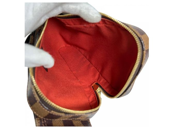 Borsa a tracolla da uomo Louis Vuitton Marrone Bianco - vista 4