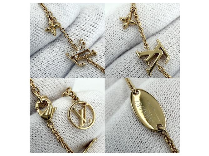 Bracciale con ciondolo fiore Monogram Louis Vuitton Bianco Monogramma - vista 6