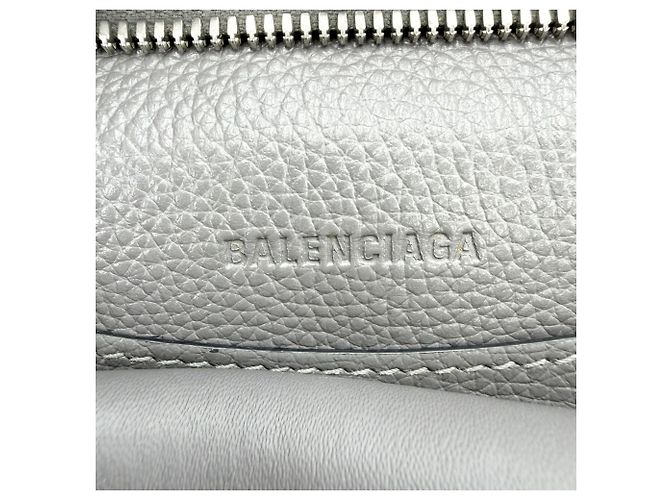Borsa Balenciaga Women's Neo Classic City Small Marrone Bianco - vista 4