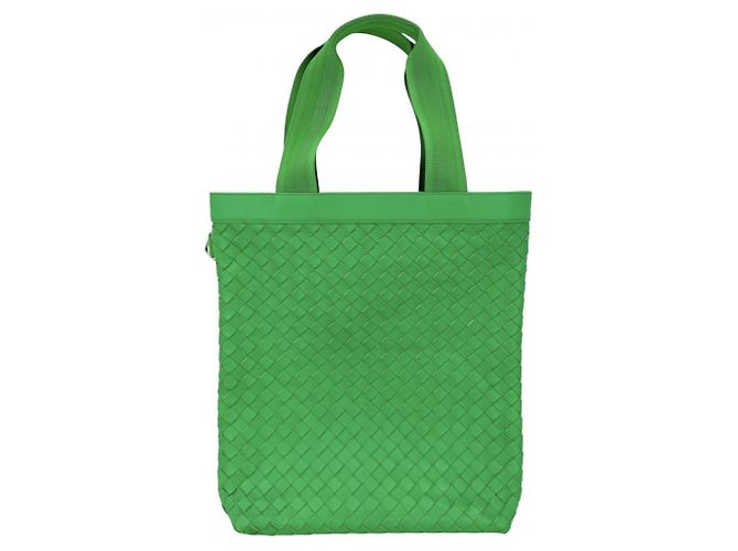 Borsa Tote Bottega Veneta in pelle verde Bianco - vista 2