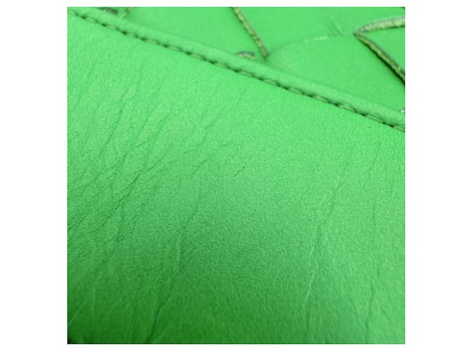 Borsa Tote Bottega Veneta in pelle verde Bianco - vista 7
