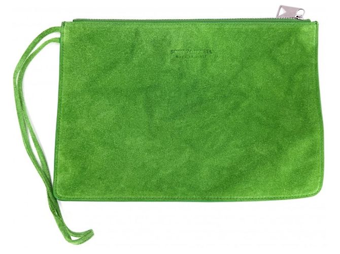 Borsa Tote Bottega Veneta in pelle verde Bianco - vista 8